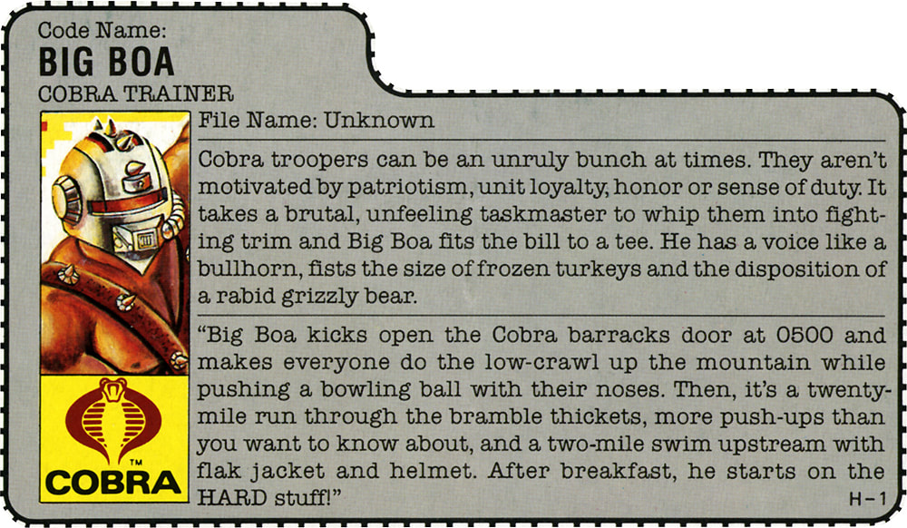 Big Boa 3 3/4” G.I.Joe Action Figure