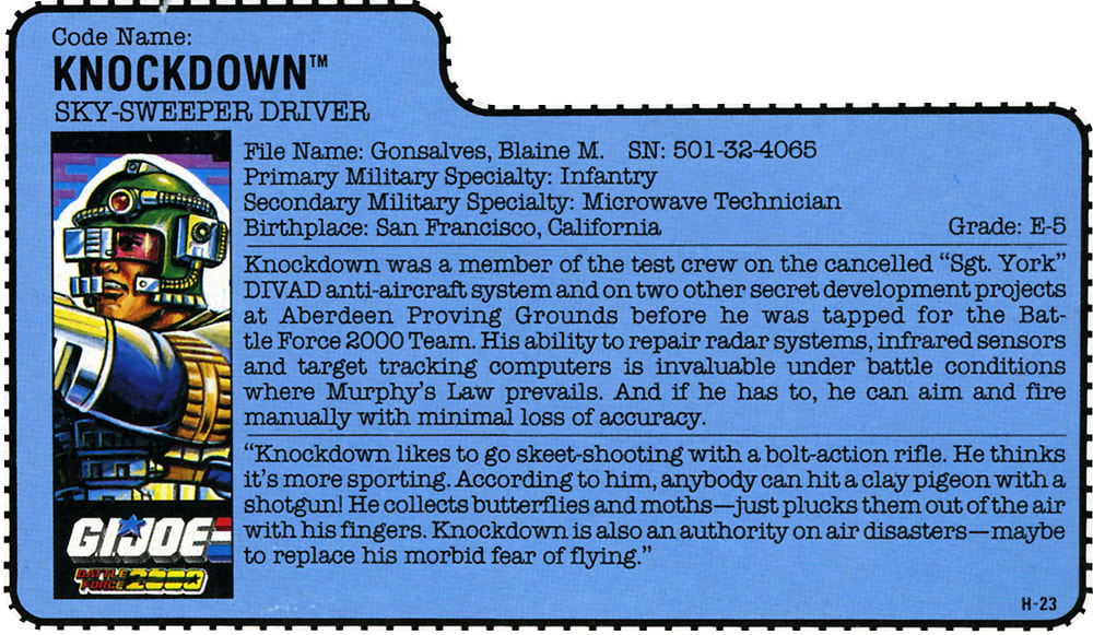 Knockdown 3 3/4" G.I.Joe Action Figure