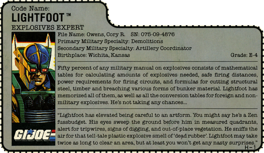 Lightfoot 3 3/4” G.I.Joe Action Figure