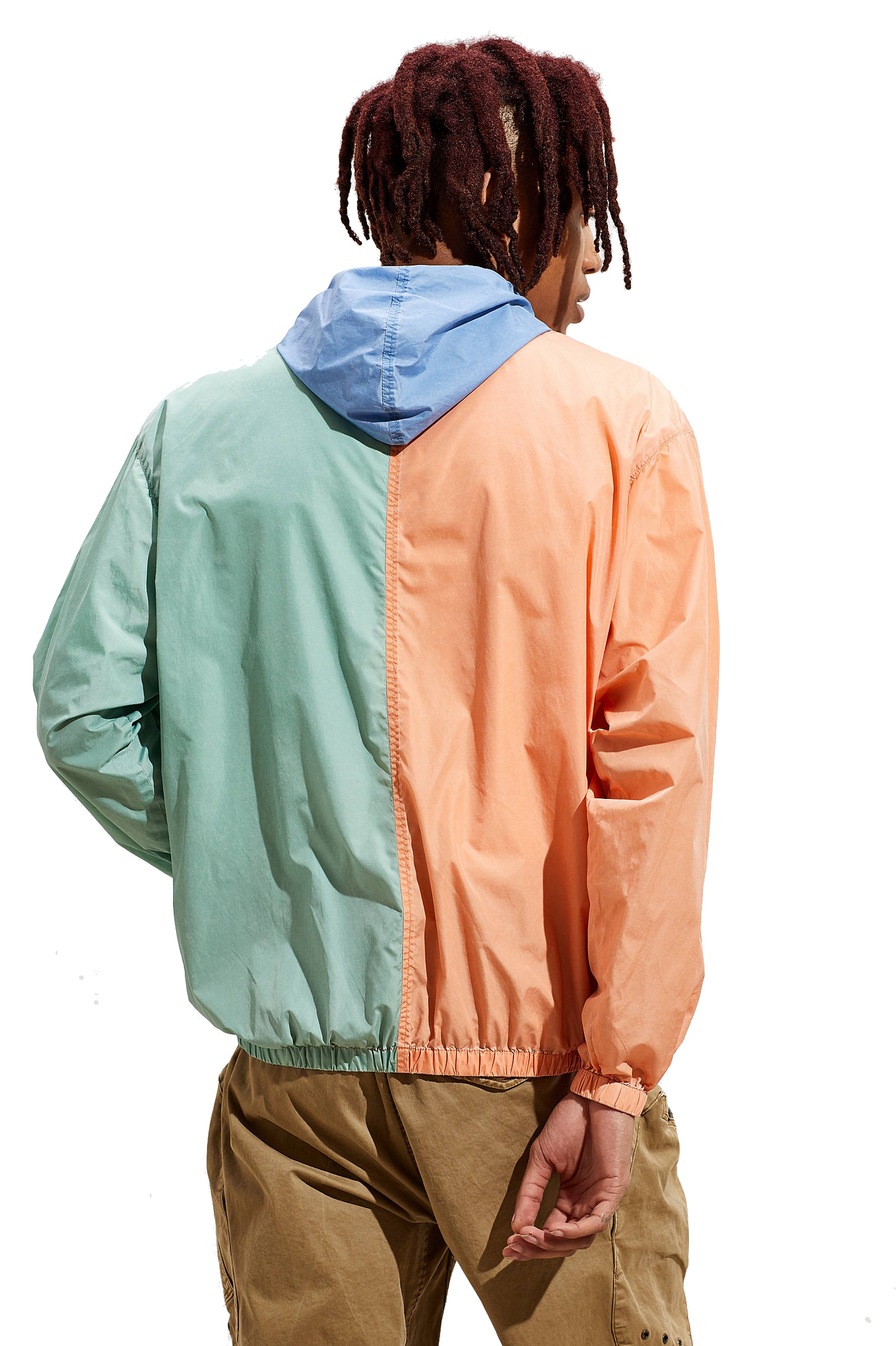Ralph Lauren Polo 1992 Color Block Hooded Windbreaker Men