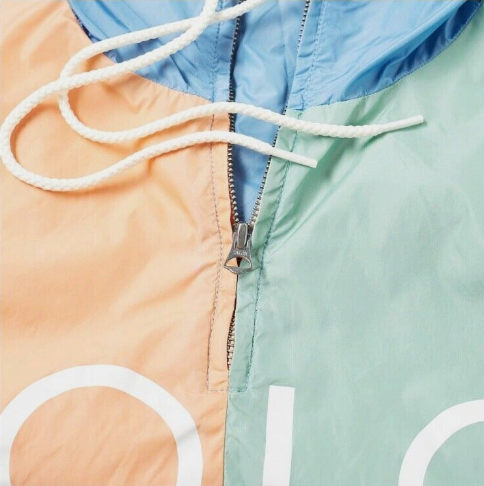 Ralph Lauren Polo 1992 Color Block Hooded Windbreaker Men