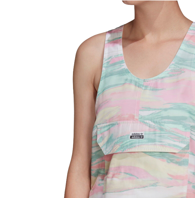 Adidas Original Marbled Print Tank Dress Women