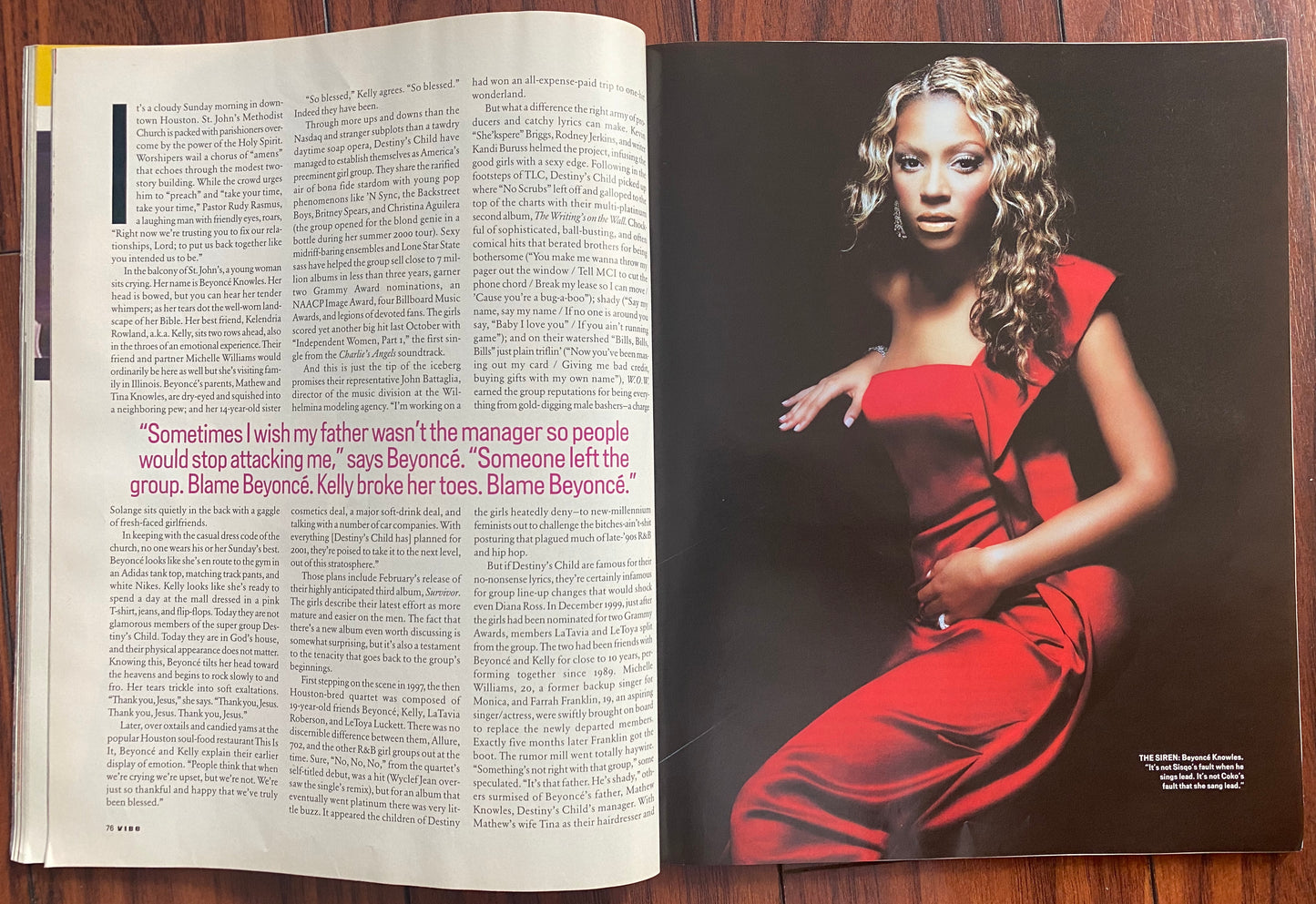 VIBE Magazine February 2001 Destiny'S Child - MoSneaks Shop Online