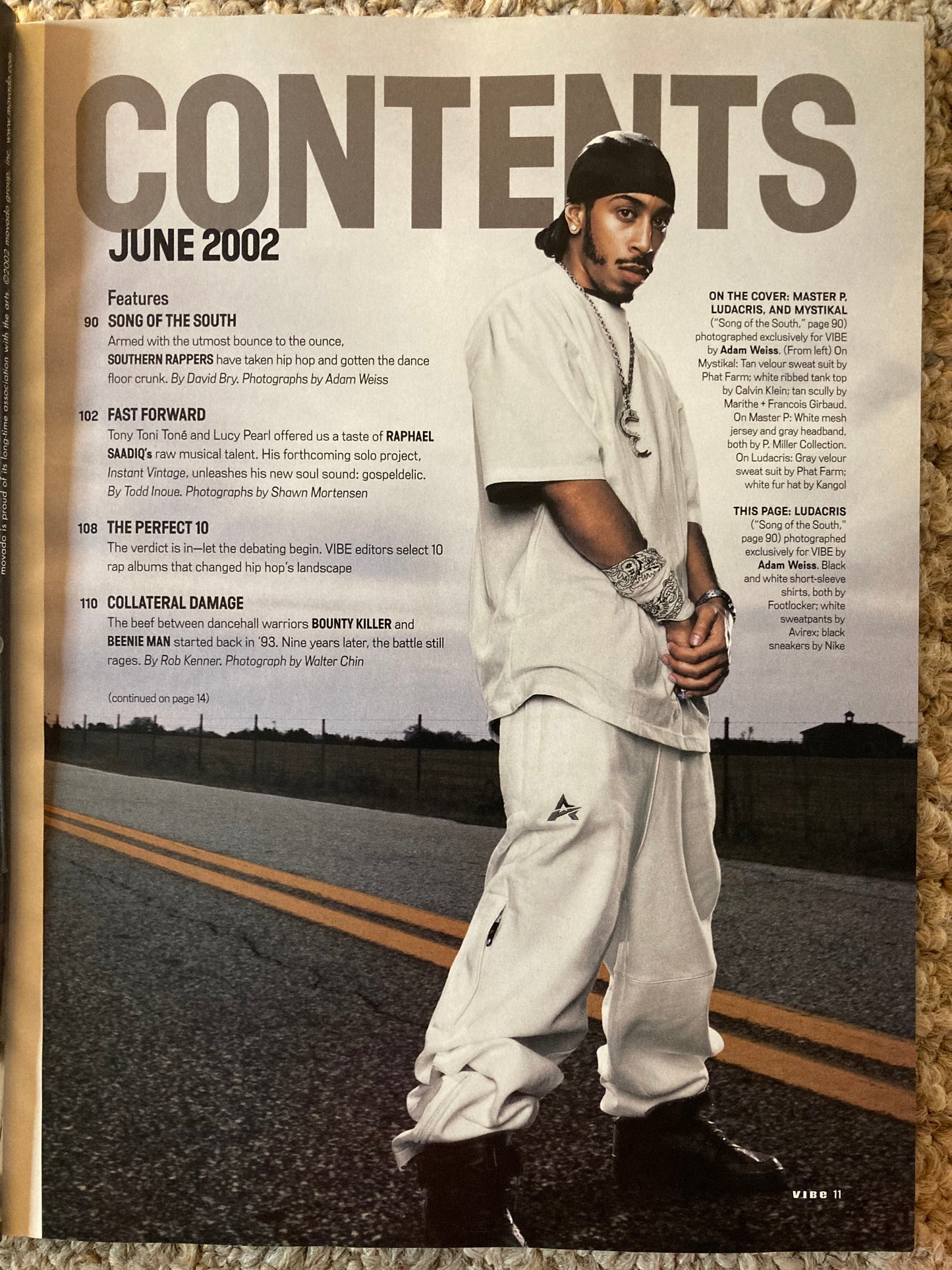Vibe Magazine June 2002 Mystical/Master P/Ludacris - MoSneaks Shop Online