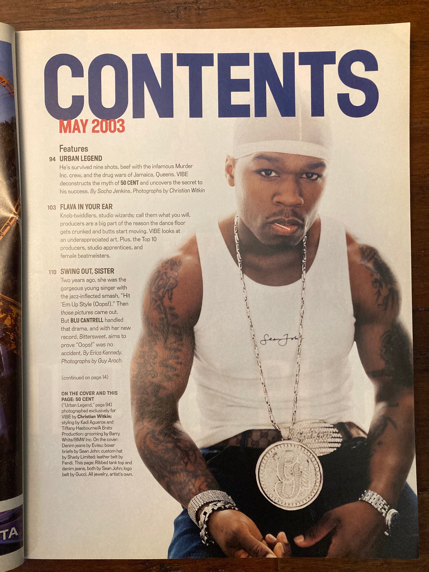 Vibe Magazine May 2003 50 Cent - MoSneaks Shop Online