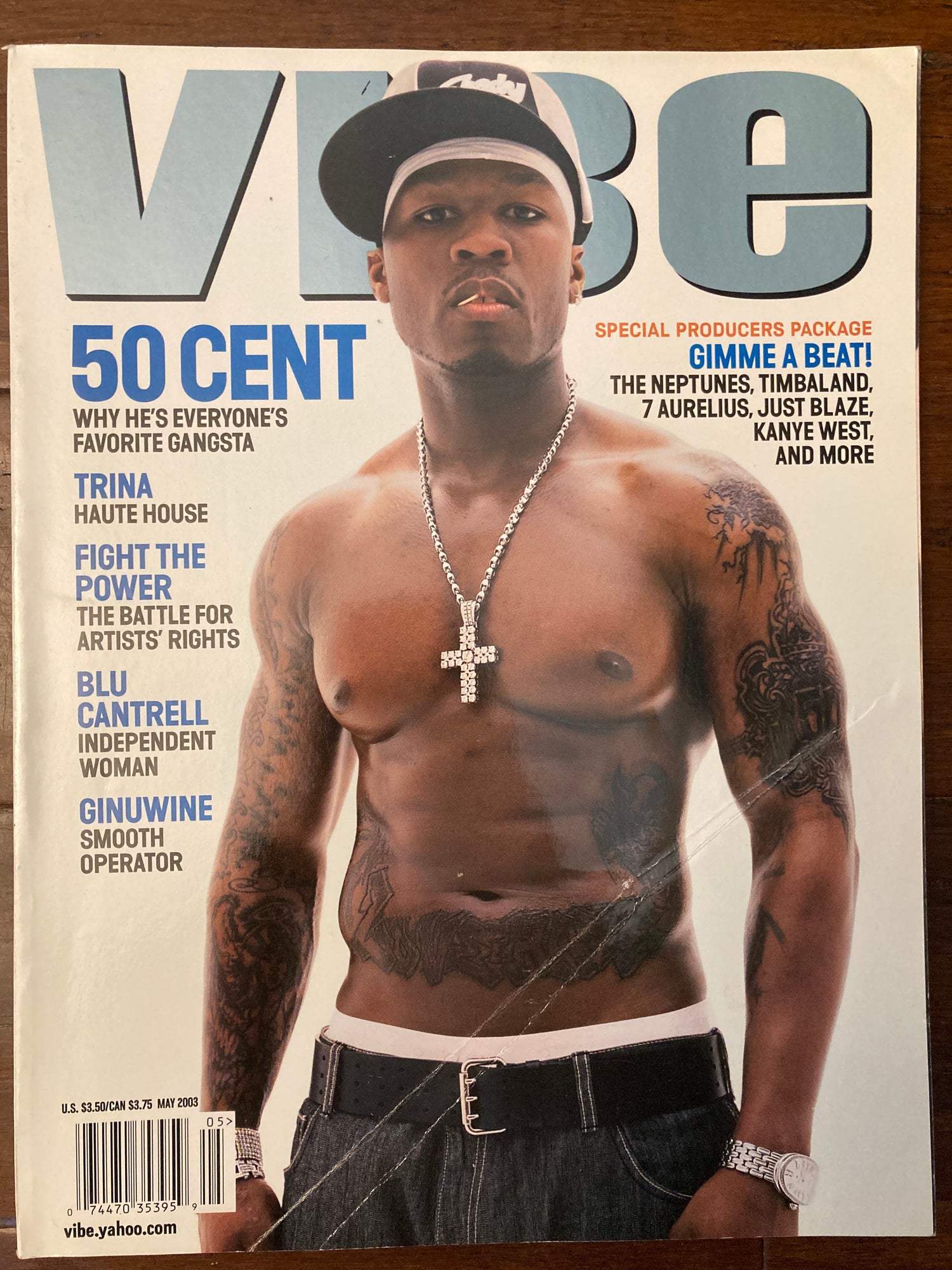 50 Cent Miami Vibes on Metal Print Red Barrel Studio Size: 36 H x 36 W x 1 D