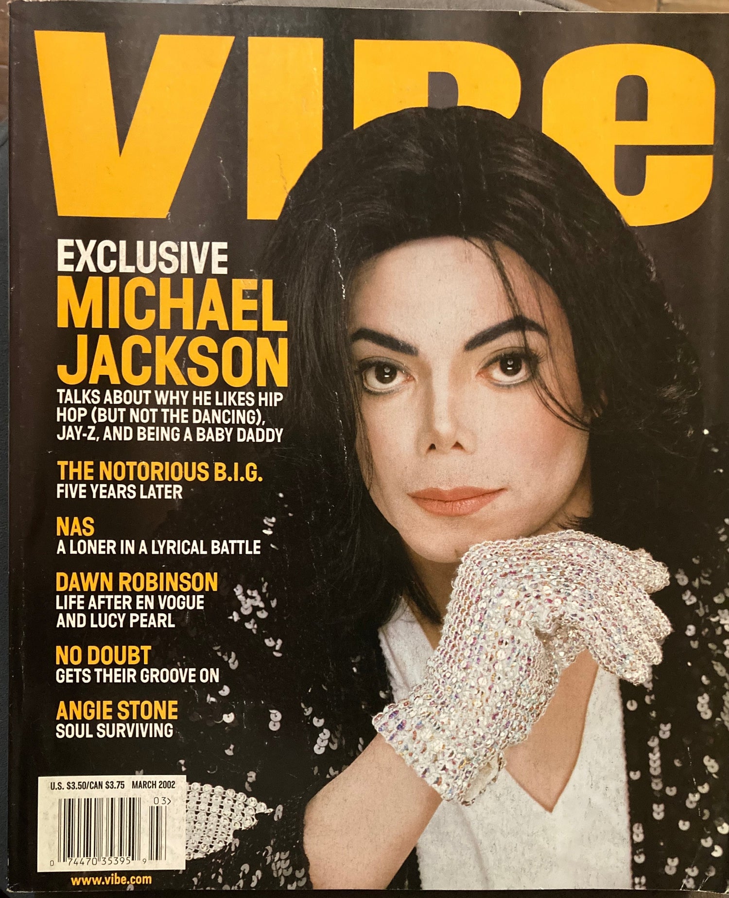 Vibe Magazine March 2002 Michael Jackson - MoSneaks Shop Online