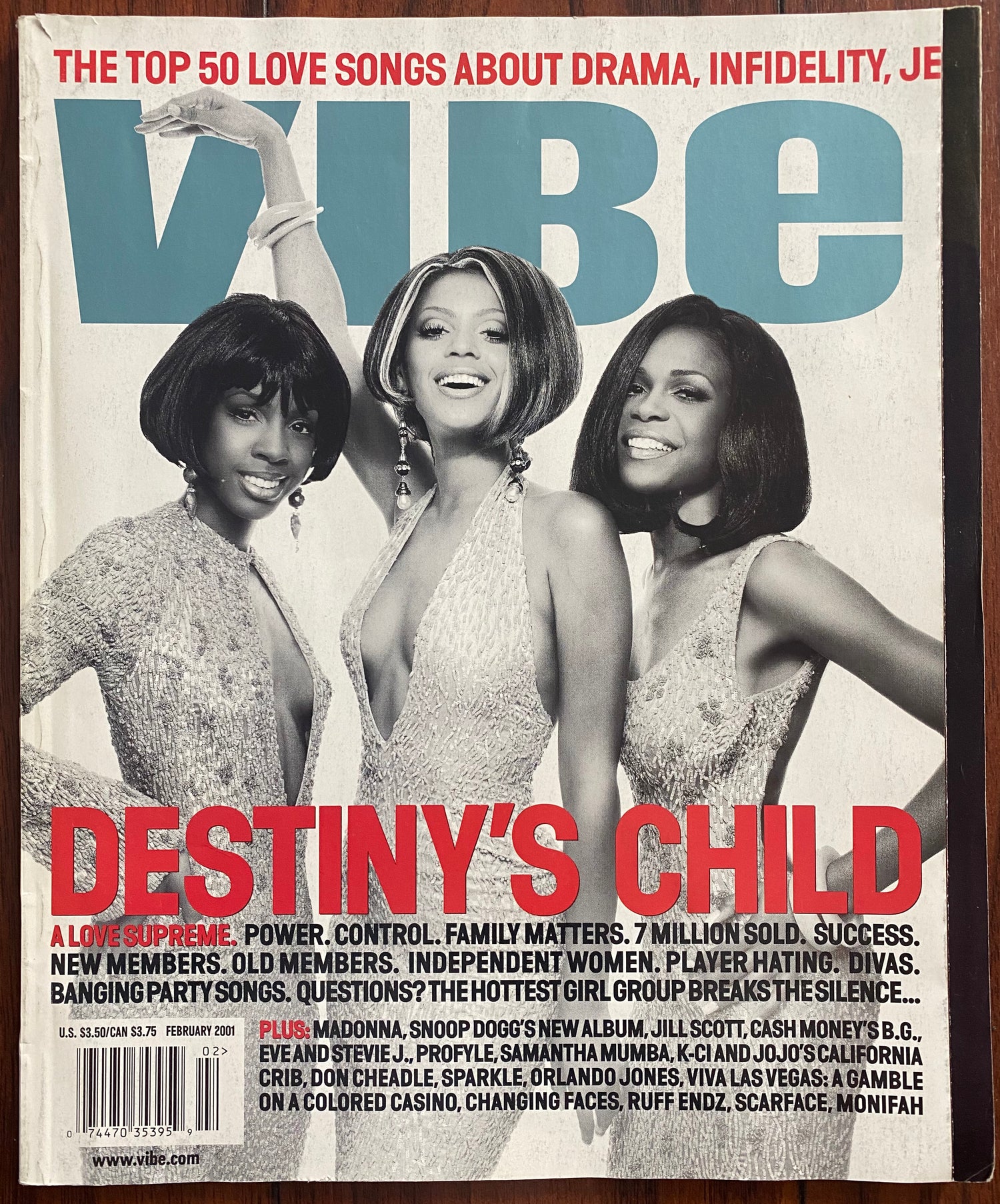 VIBE Magazine February 2001 Destiny'S Child - MoSneaks Shop Online