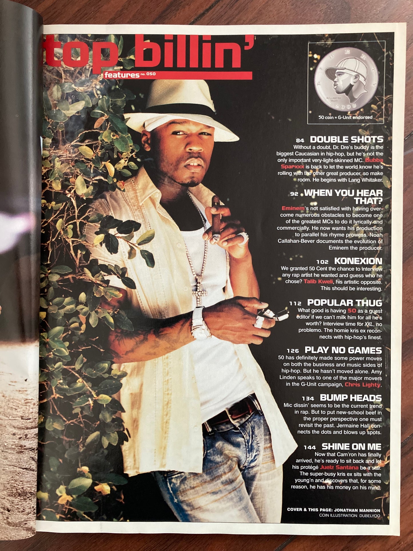 50 Cent, Vibe Magazine, NYC, 2003