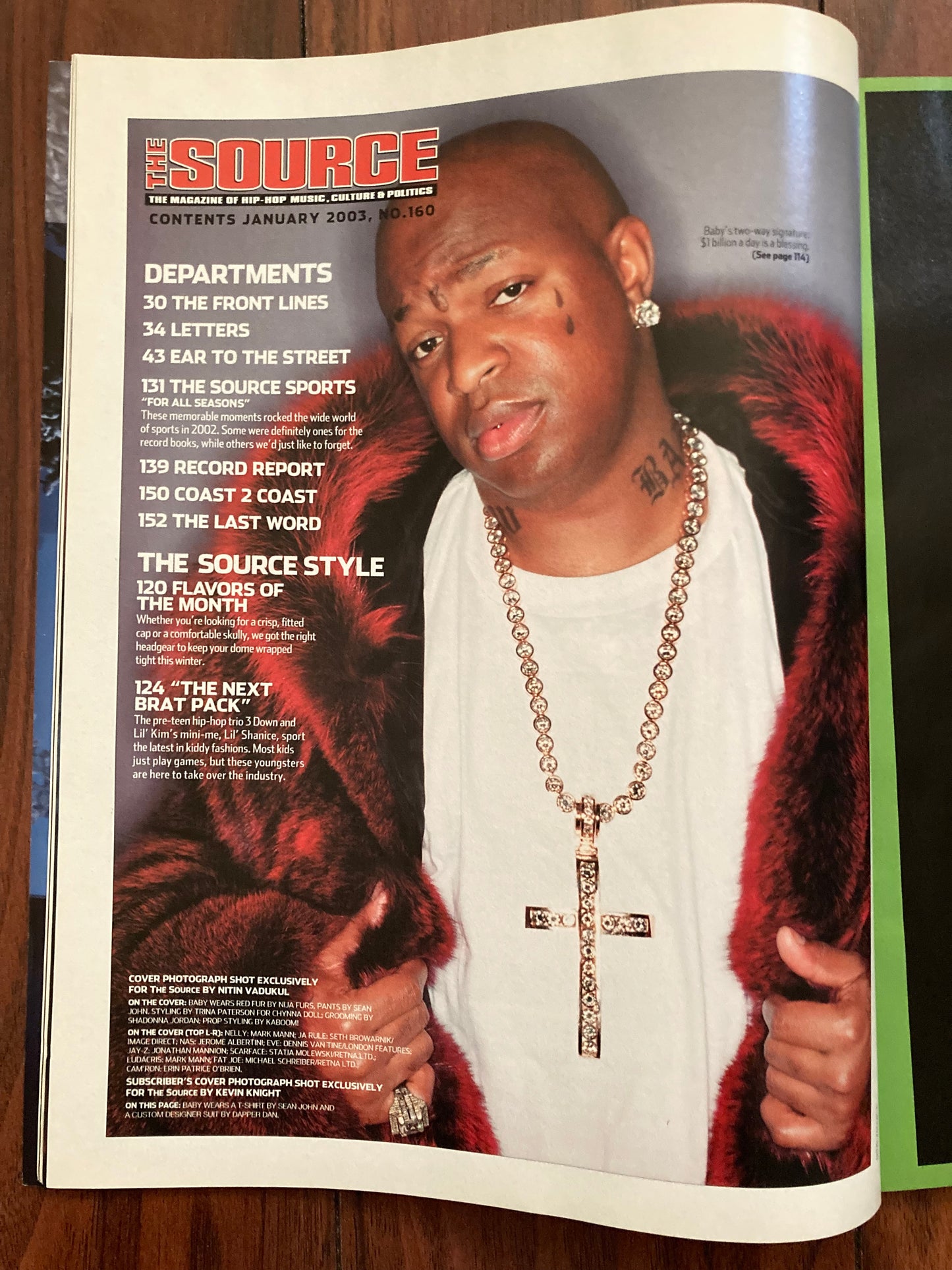 The Source Magazine January 2003 Baby - MoSneaks Shop Online