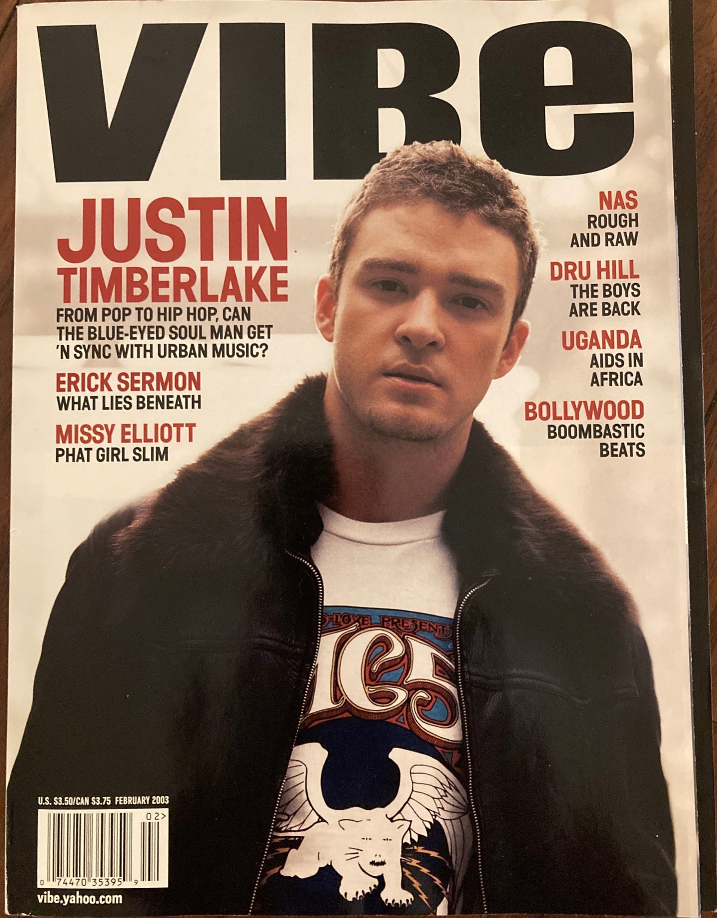 Vibe Magazine February 2003 Justin Timberlake - MoSneaks Shop Online