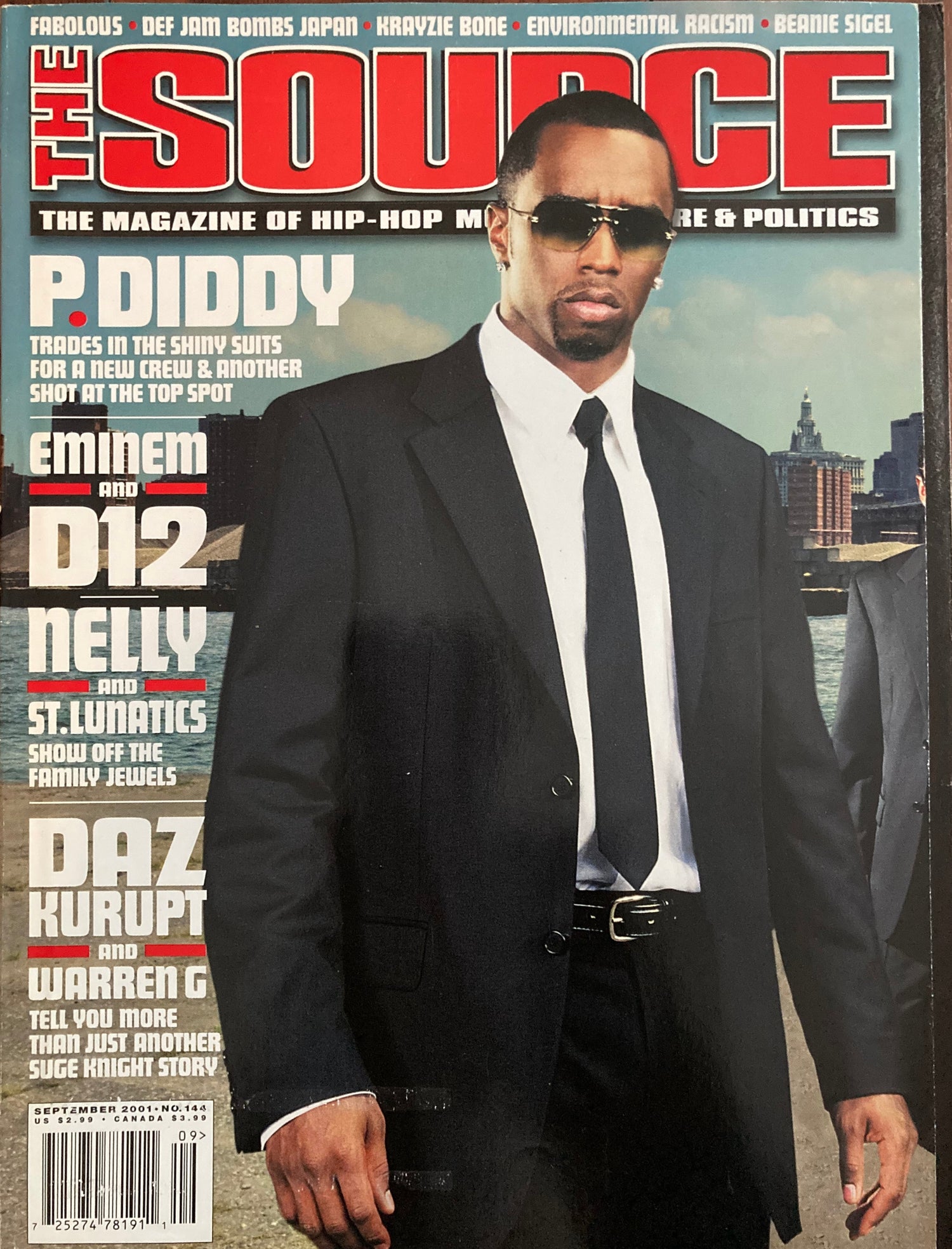 The Source Magazine September 2001 P. Diddy - MoSneaks Shop Online