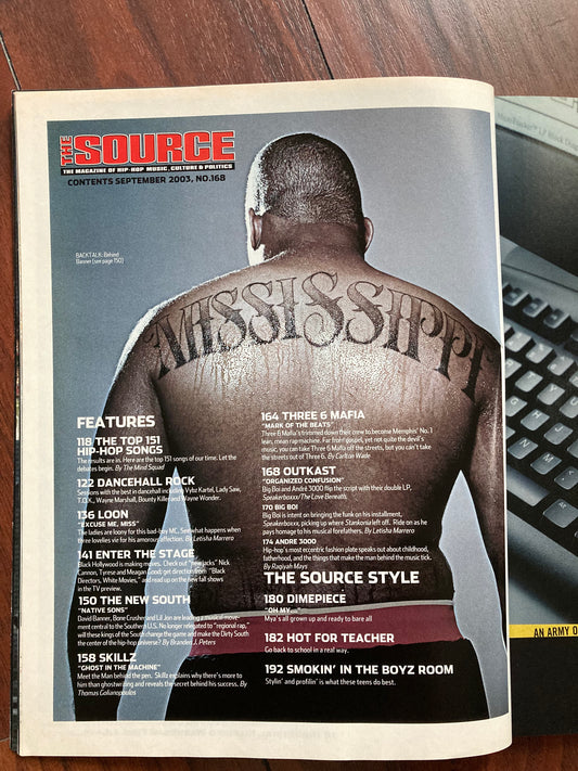 The Source Magazine September 2003 The New South - MoSneaks Shop Online