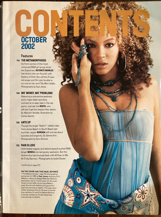Vibe Magazine October 2002 Beyonce - MoSneaks Shop Online