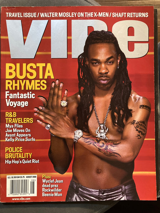 Vibe Magazine August 2000 Busta Rhymes - MoSneaks Shop Online