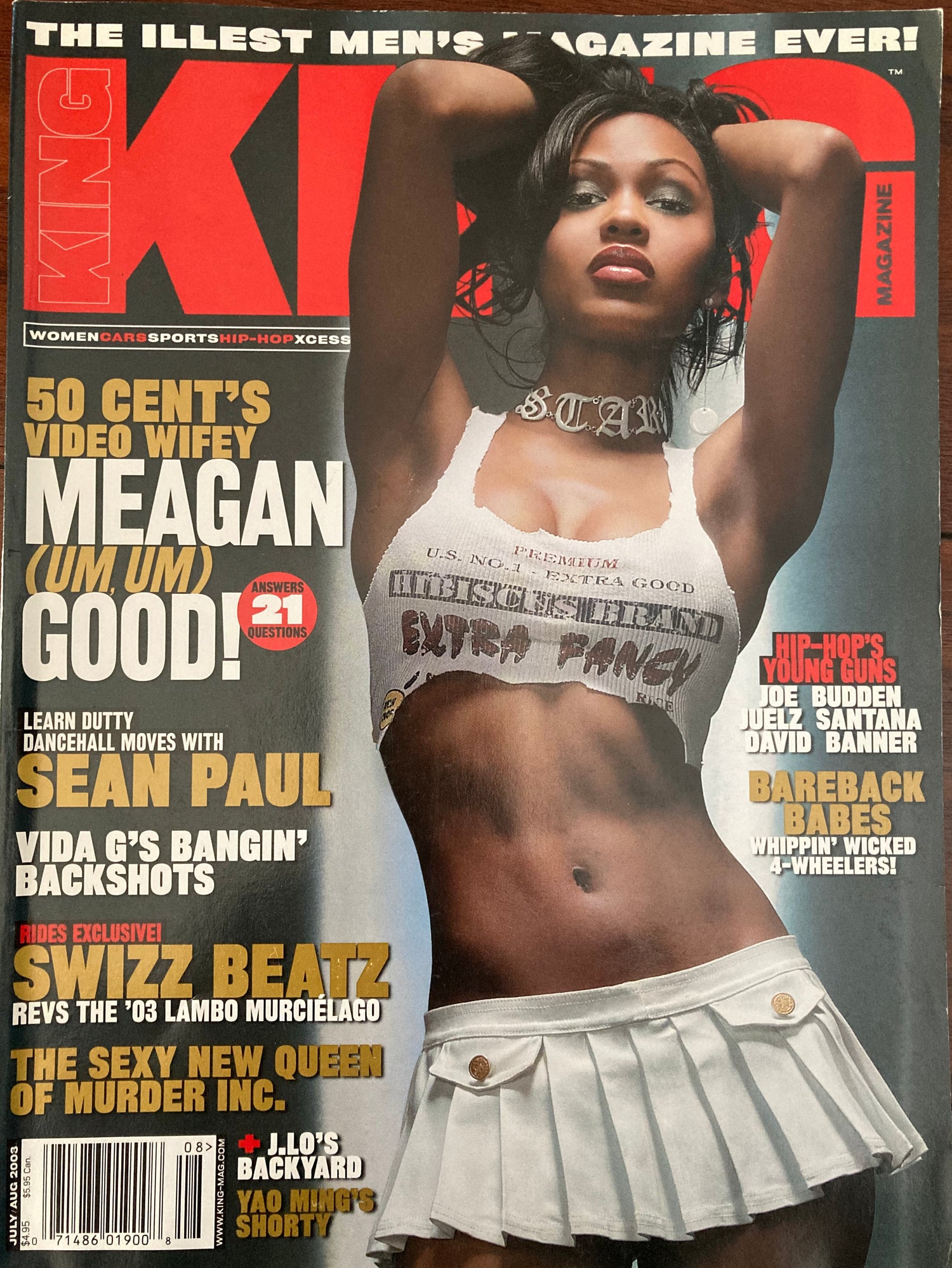 KING Magazine July/ Aug 2003 Meagan Good - MoSneaks Shop Online