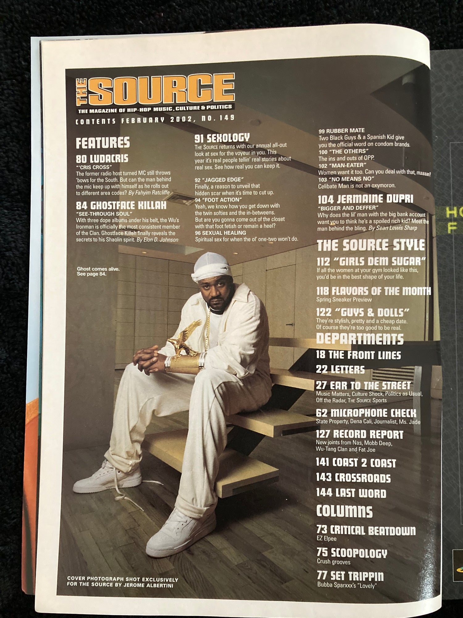 The Source Magazine February 2002 Jermaine Dupri image