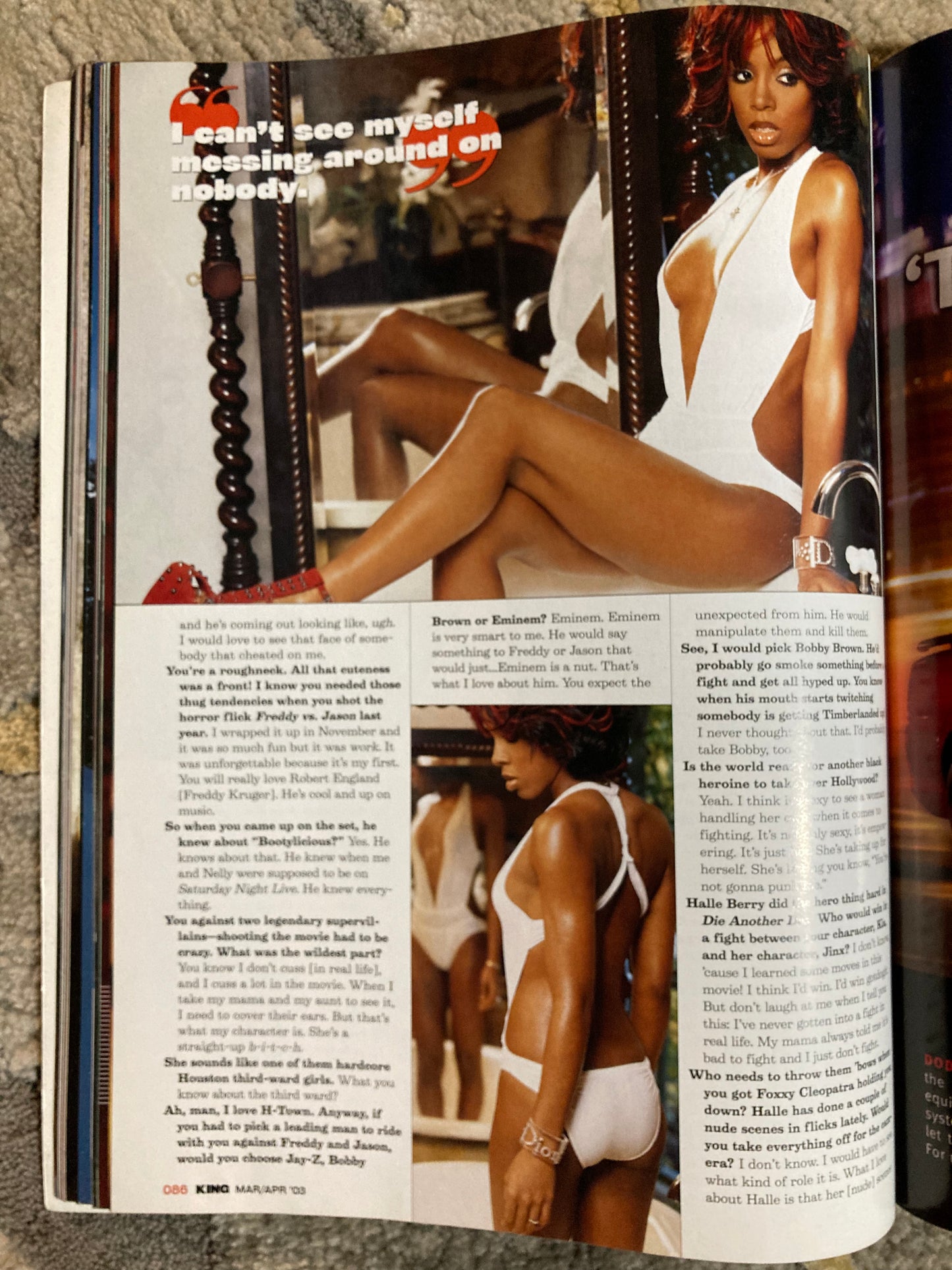 King Magazine March/April 2003 Kelly Rowland