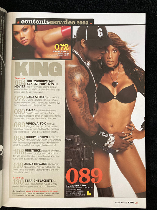 King Magazine Nov/Dec 2003 Vivica A. Fox