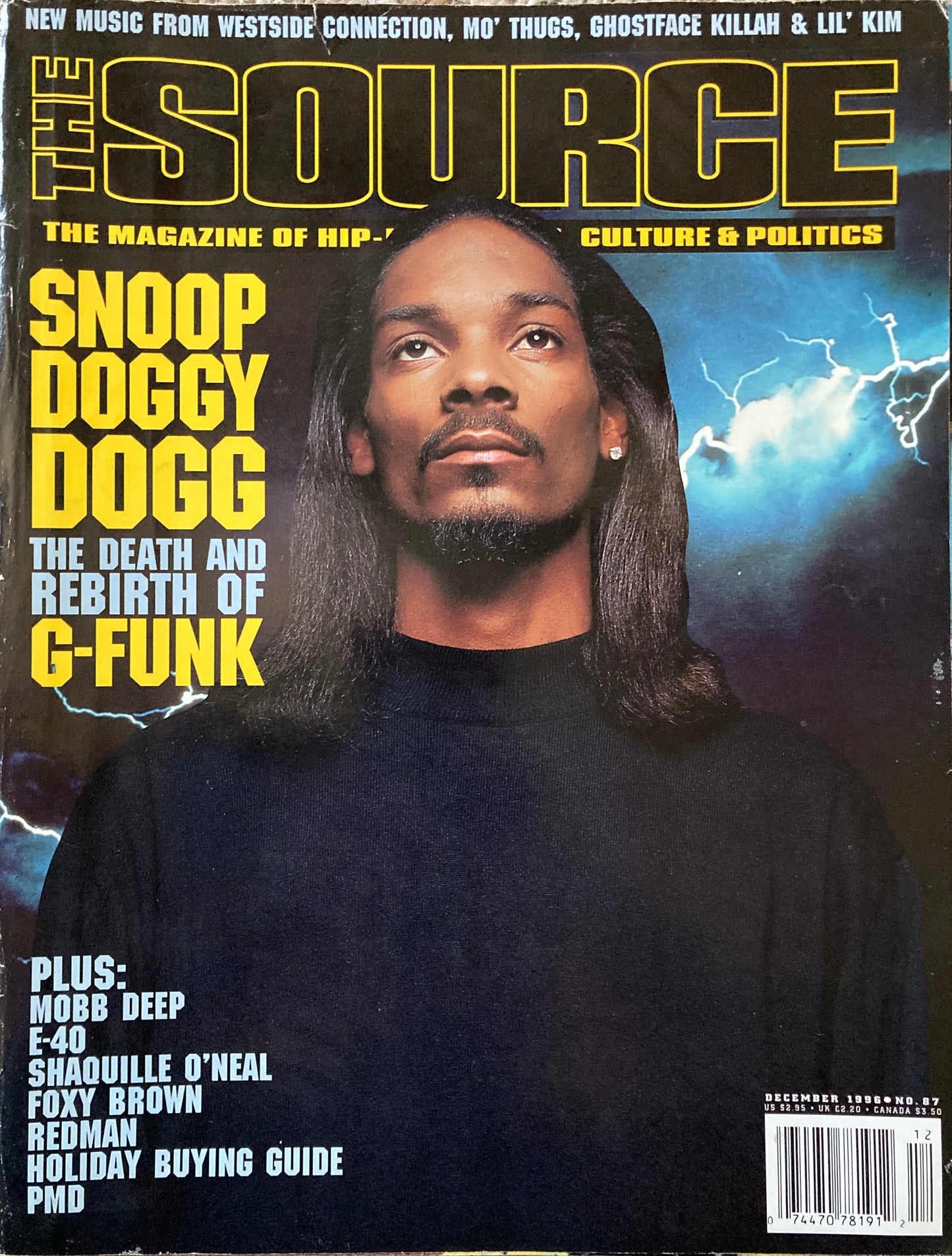 The Source Magazine December 1996 Snoop Dogg