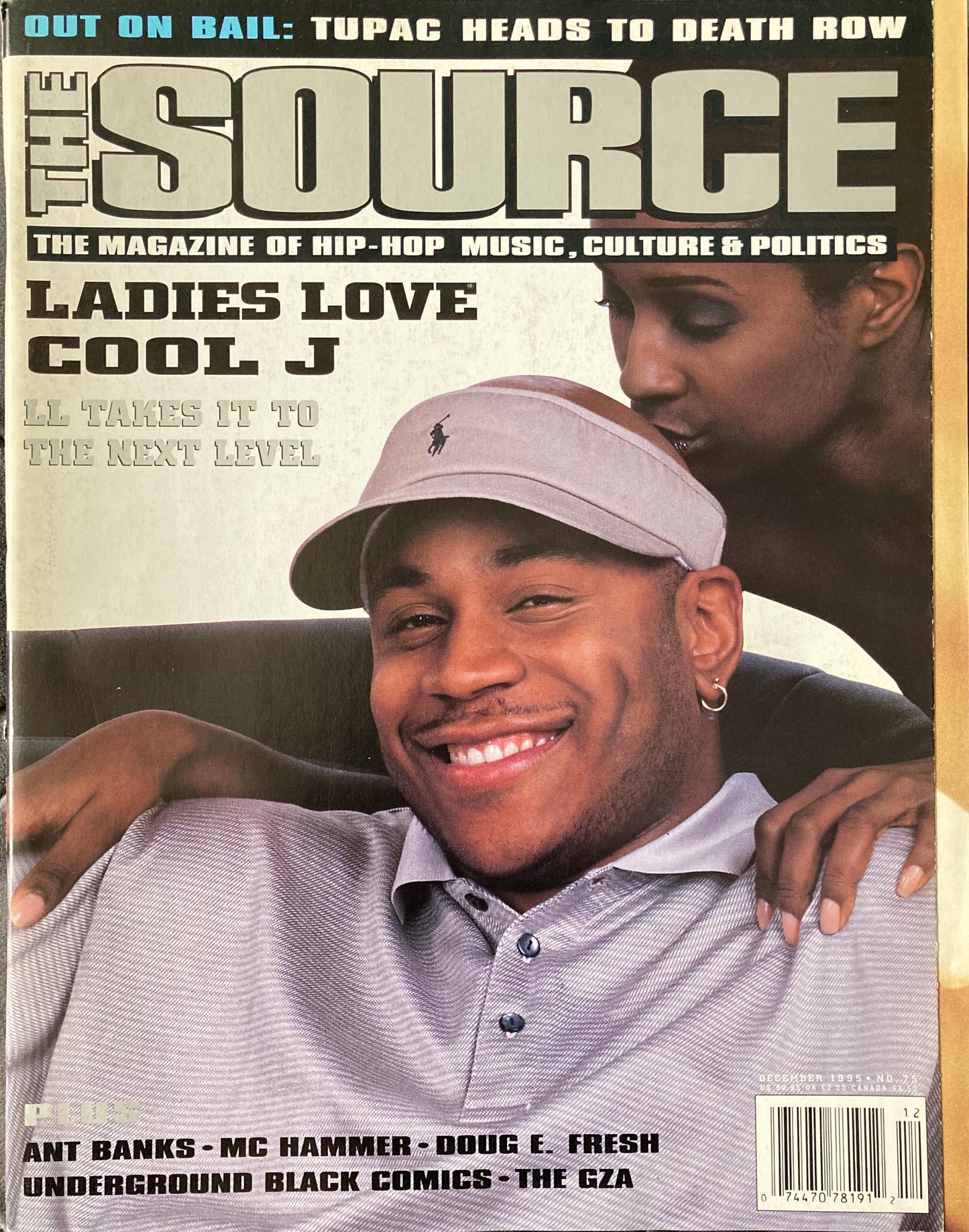 The Source Magazine December 1995 No. 75 LL Cool J