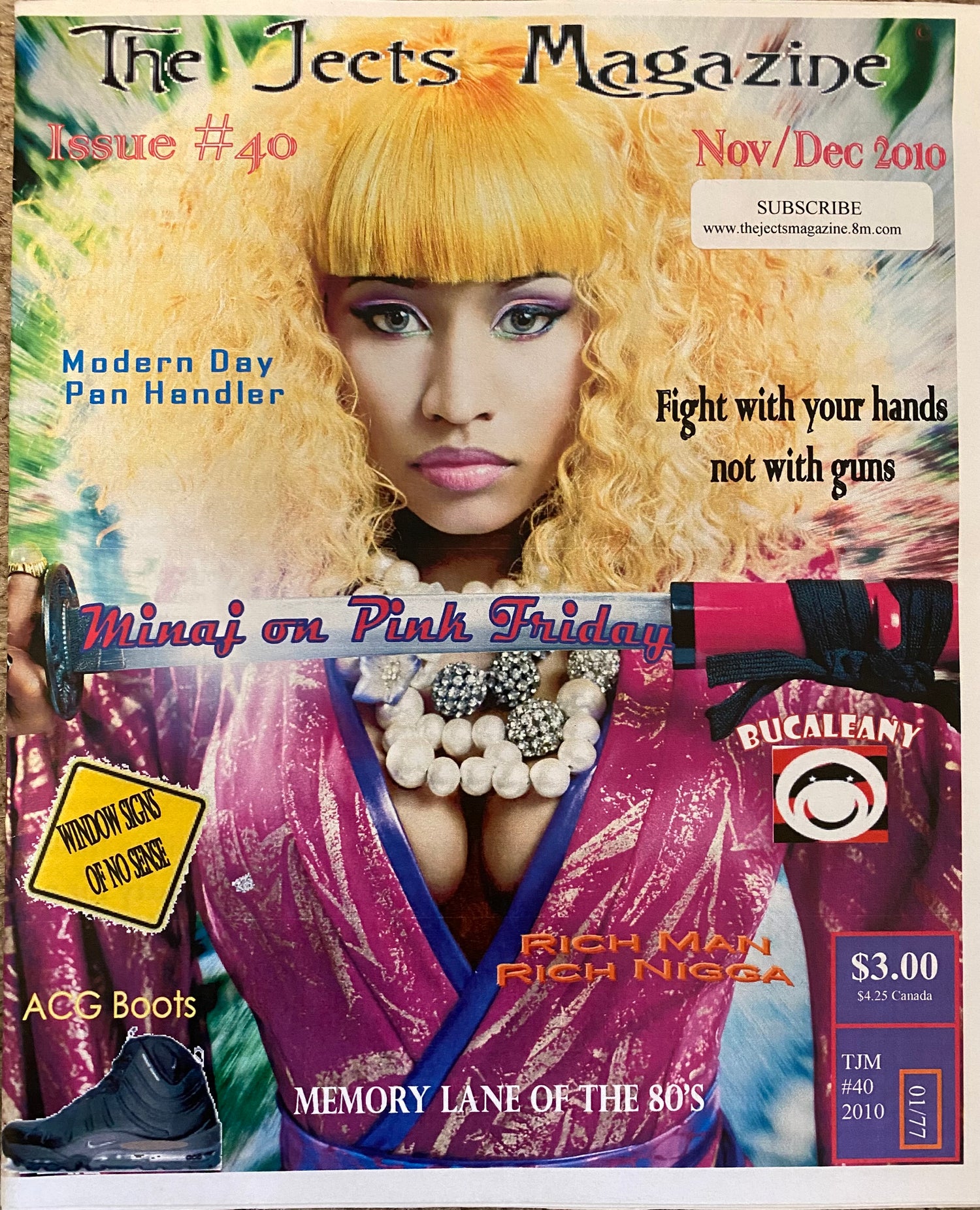 The Jects Magazine Issue 40 Nicki Minaj - MoSneaks Shop Online