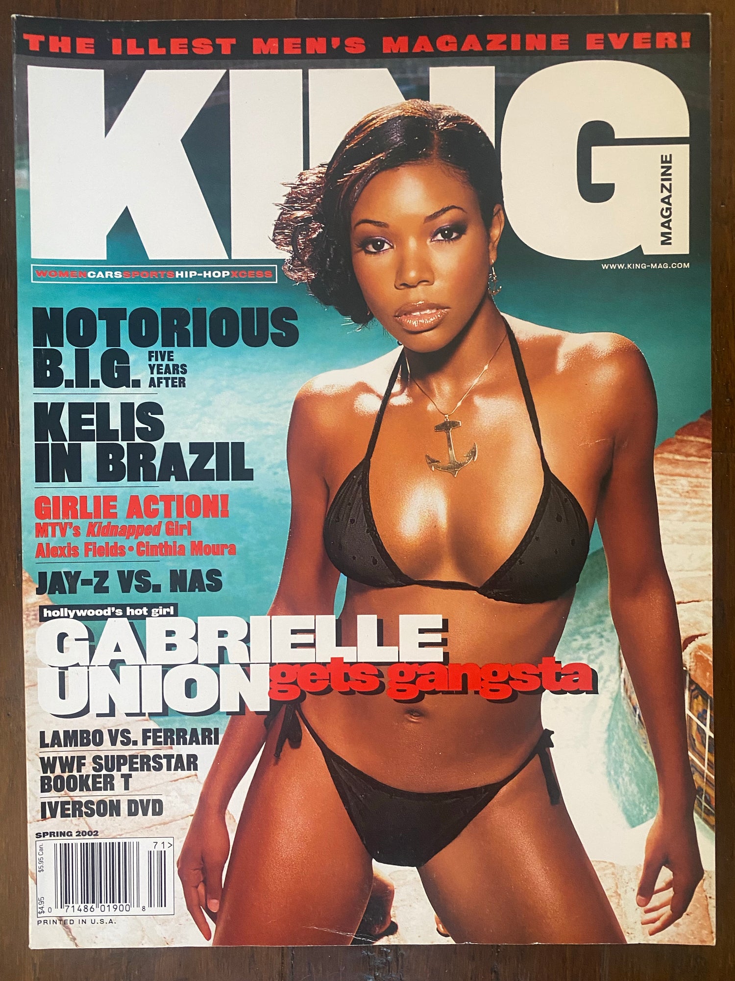 King Magazine Spring 2002 Gabrielle Union - MoSneaks Shop Online