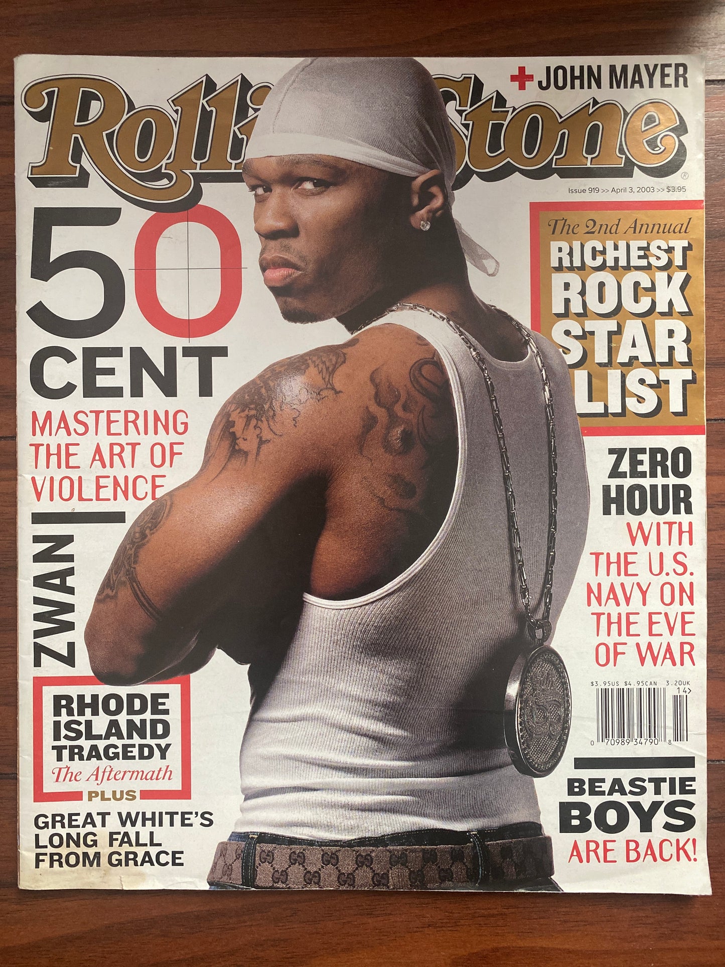 Rolling Stone Magazine April 2003 50 Cent - MoSneaks Shop Online