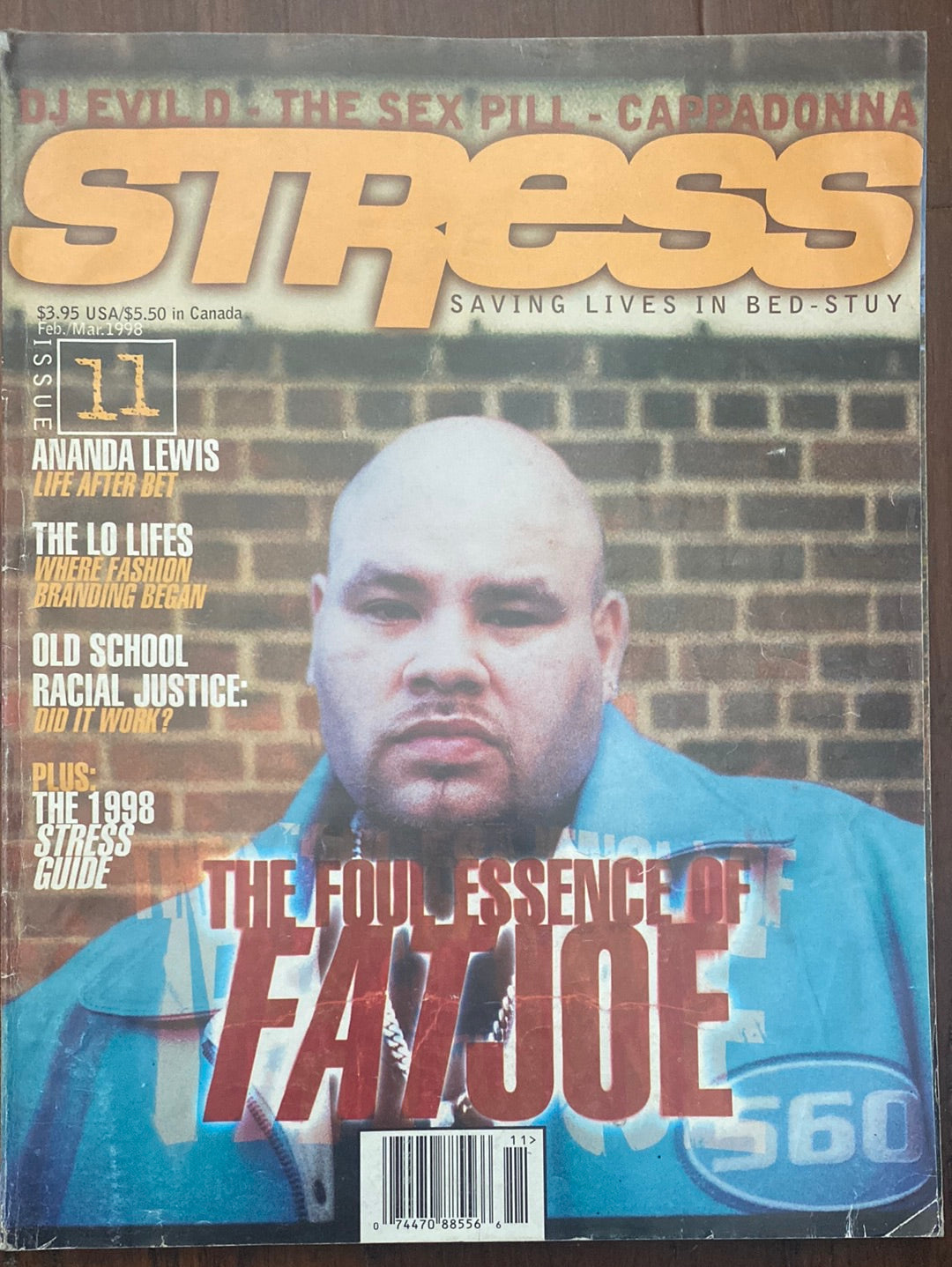 Stress Magazine Feb/March 98’ Issue 11 Fat Joe