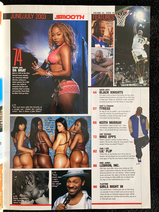 Smooth Mens Magazine June/July 2003 Da Brat