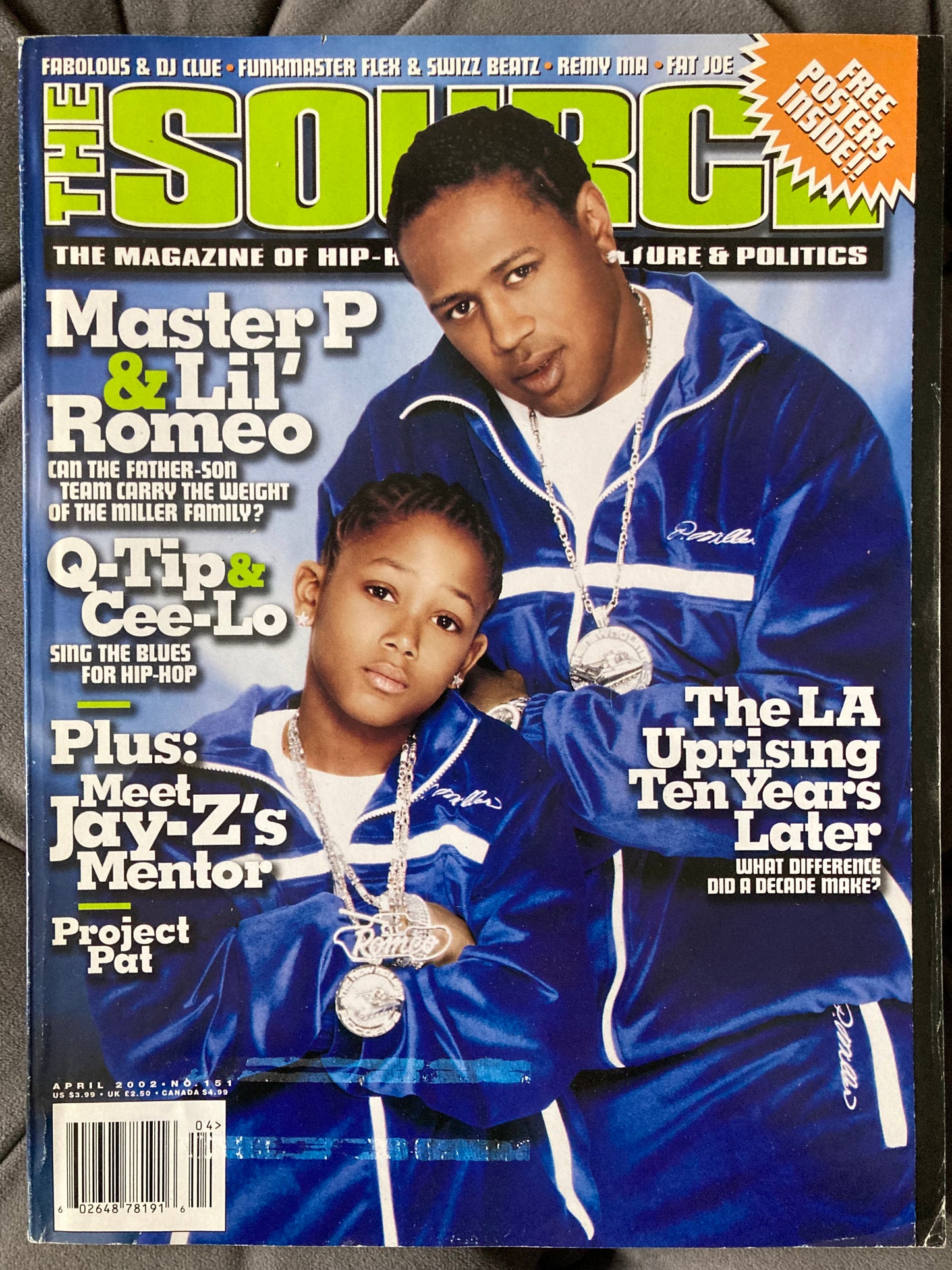 The Source Magazine April 2002 Master P/Romeo